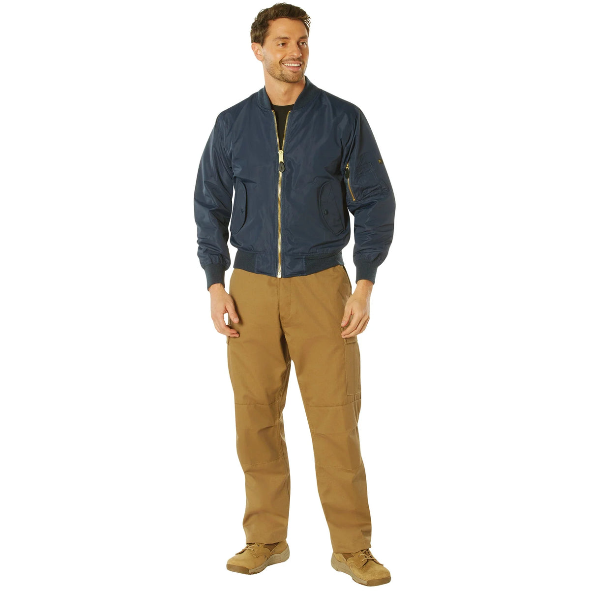 Lightweight Enhanced Nylon Ma-1 Flight Jacket