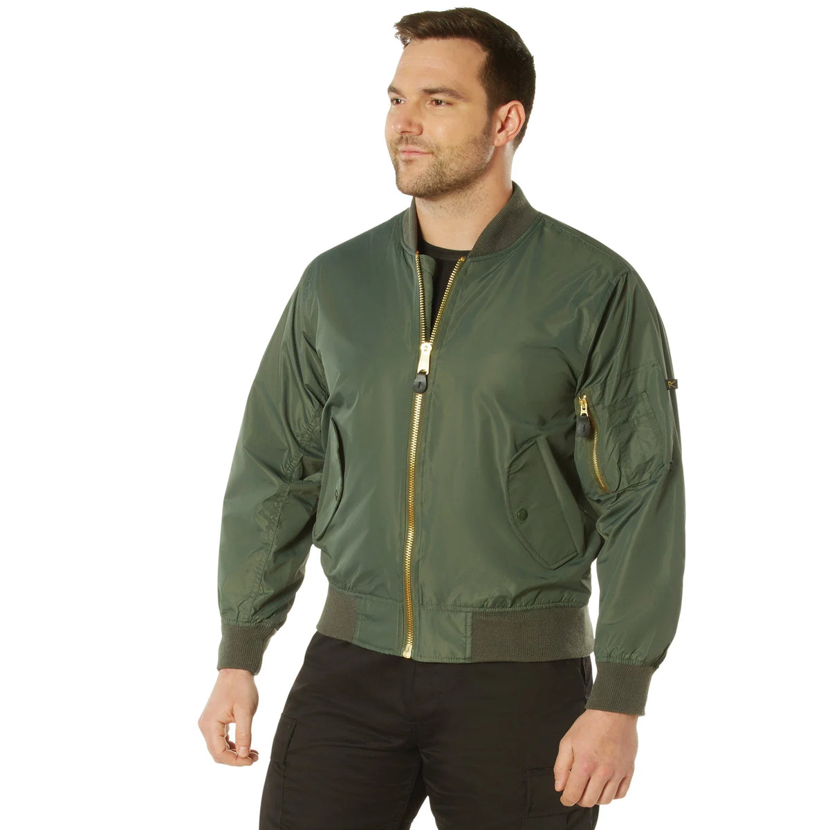 Lightweight Enhanced Nylon Ma-1 Flight Jacket