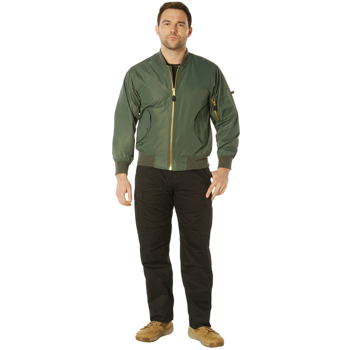 Lightweight Enhanced Nylon Ma-1 Flight Jacket