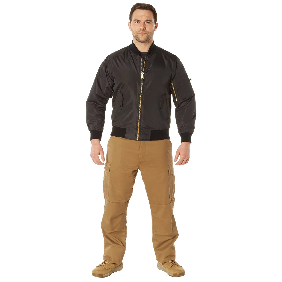 Lightweight Enhanced Nylon Ma-1 Flight Jacket