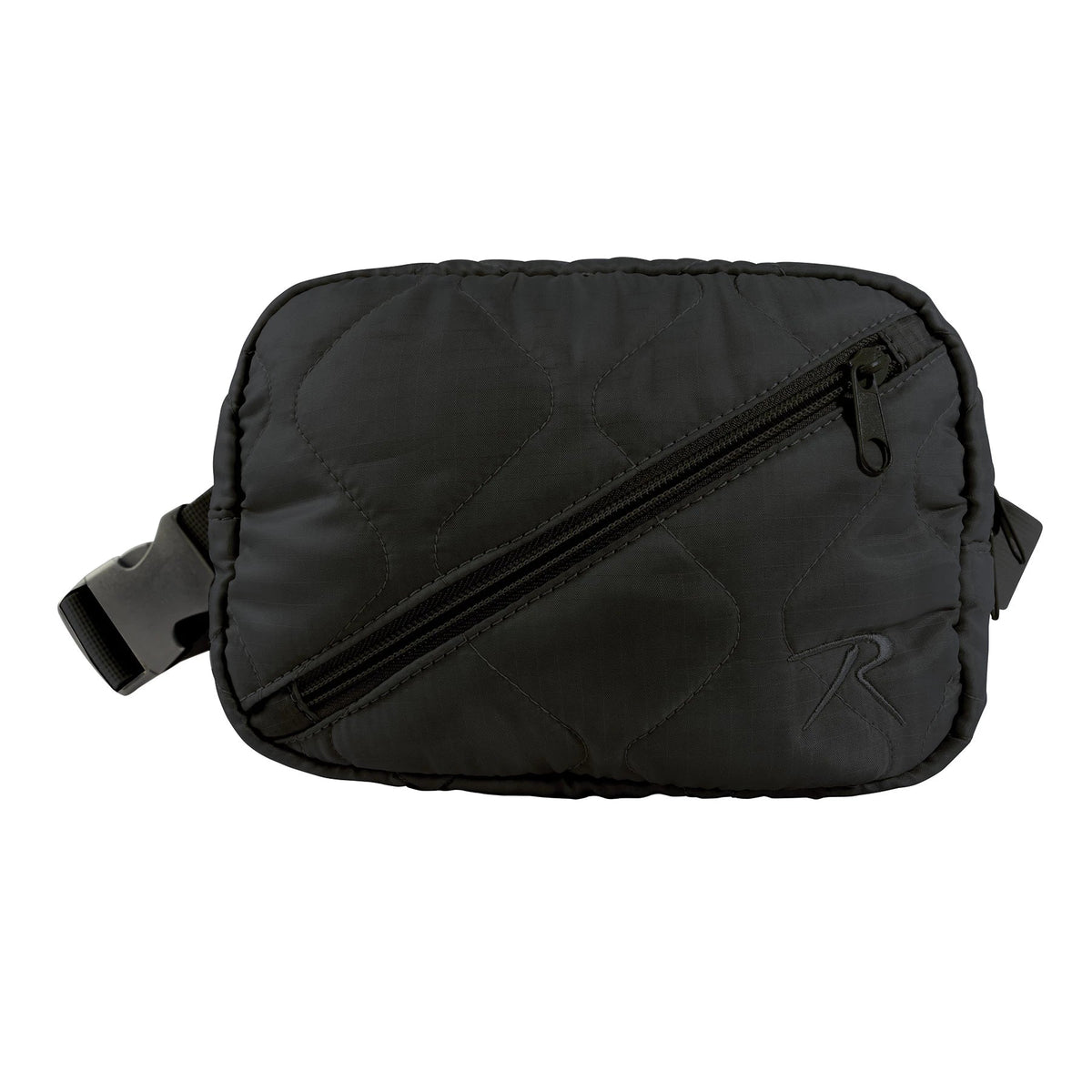 Lightweight Woobie Crossbody Day Bag - Black