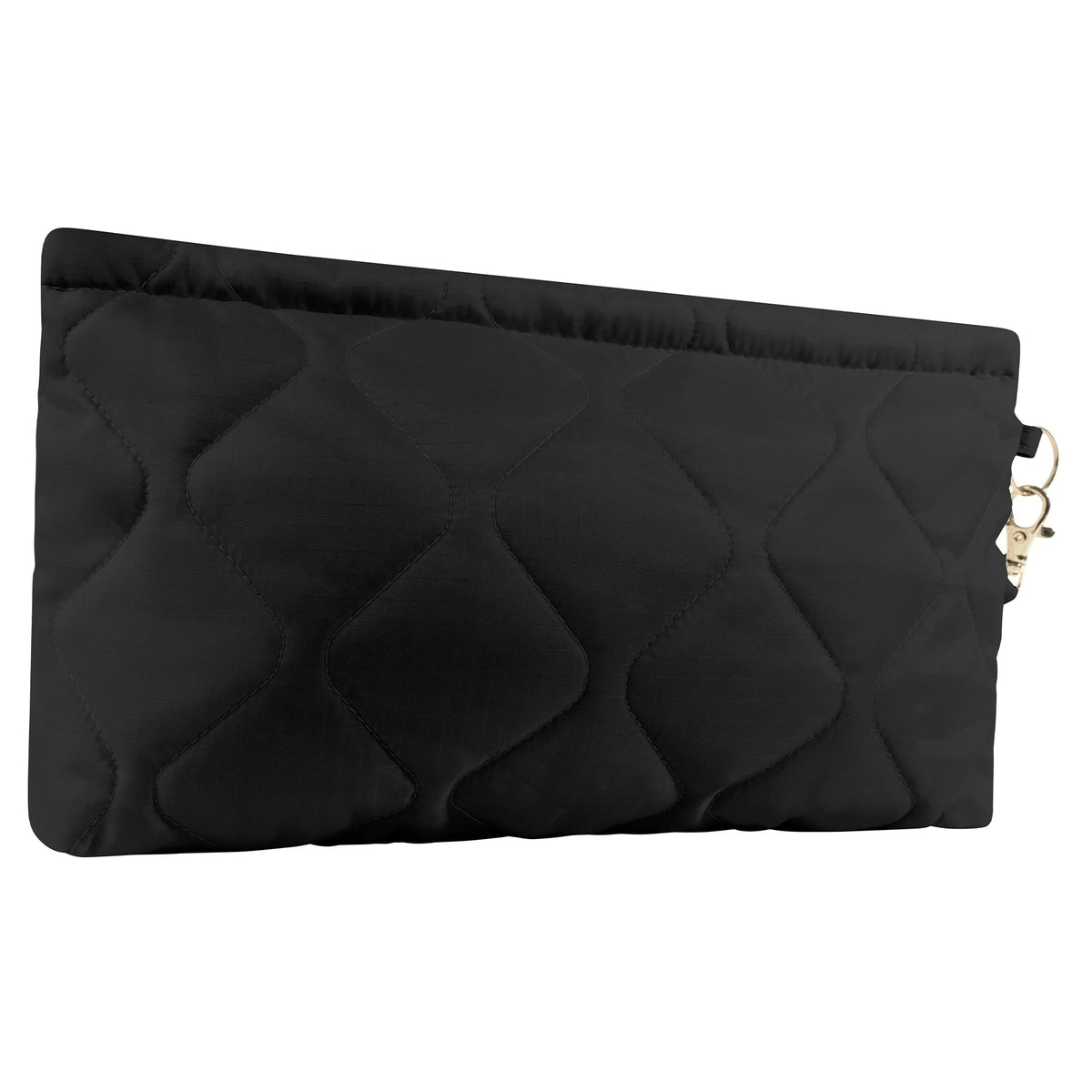 Lightweight Woobie Zipper Pouch - Black