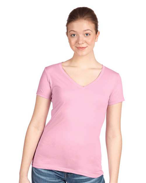 Lilac Women&#39;s Ideal V-Neck T-Shirt - 1540