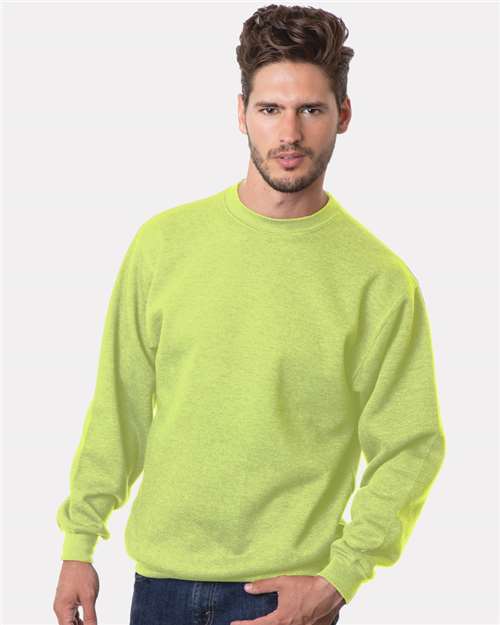 Lime Green USA-Made Crewneck Sweatshirt - 1102
