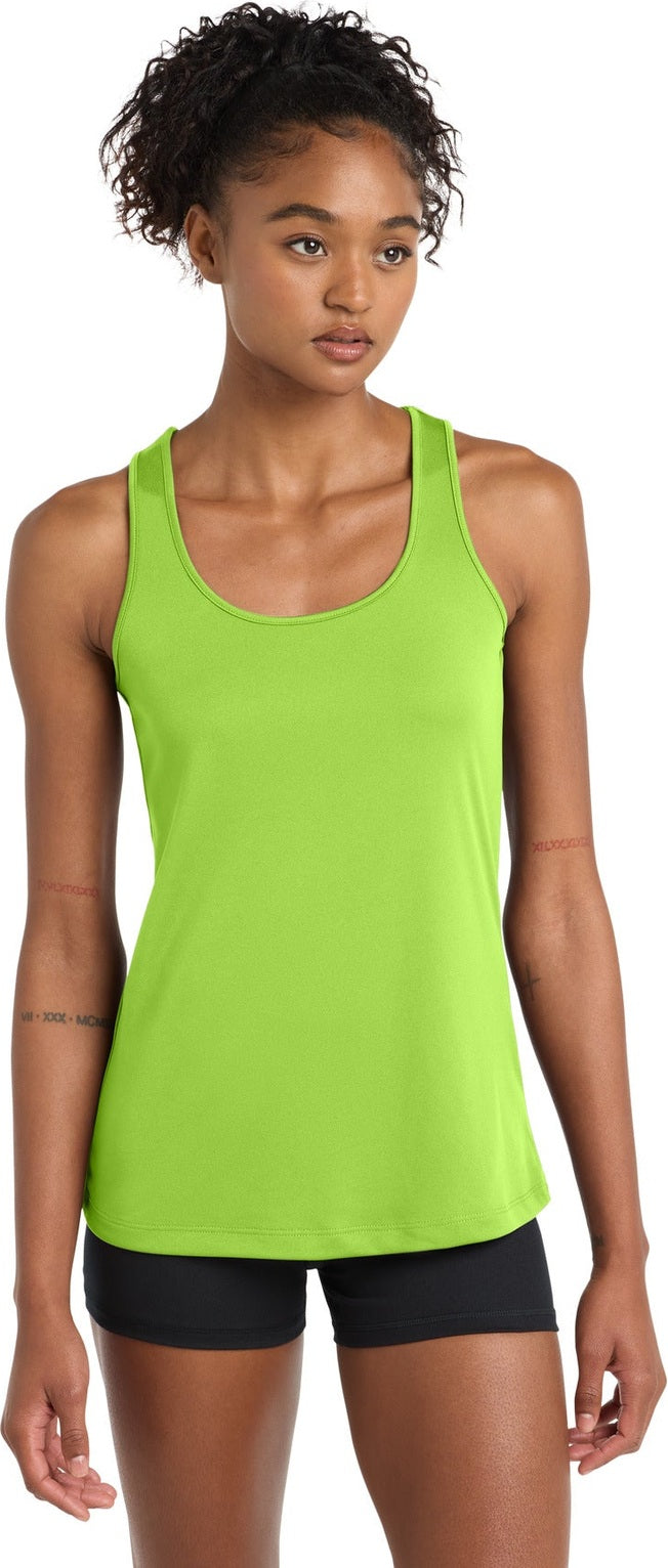 Lime Shock Sport-Tek Women's PosiCharge Competitor Racerback Tank. LST356