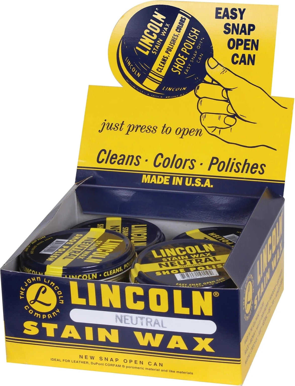 Lincoln U.s.m.c. Stain Wax Shoe Polish