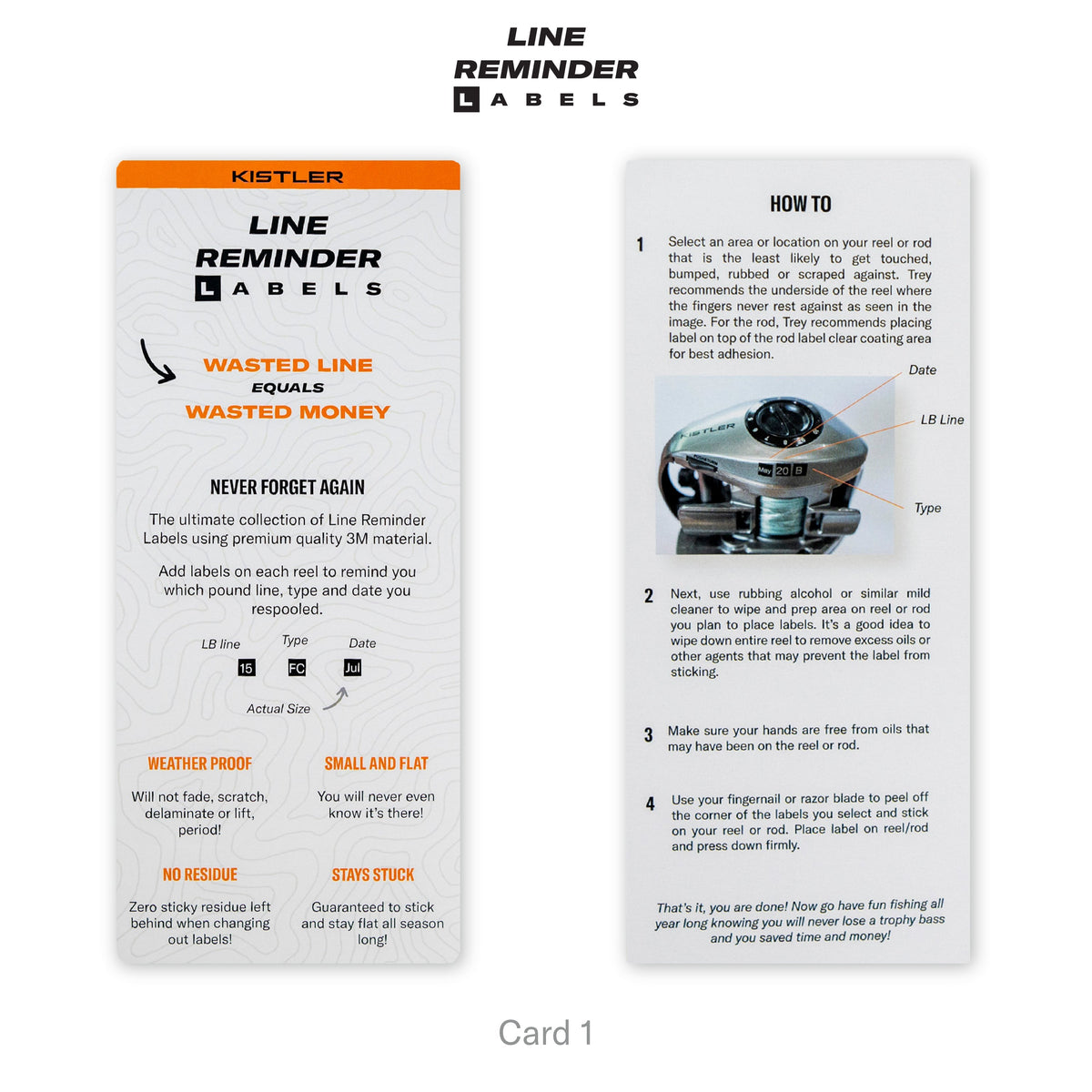 Line Reminder Labels - Standard