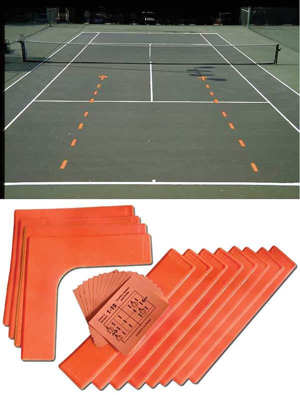 Lines and Corners Court Shapes - Os
