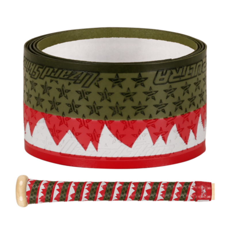 Lizard Skins Dsp Ultra Bat Grip - Warhawk Fury - Red Green / 1.1mm