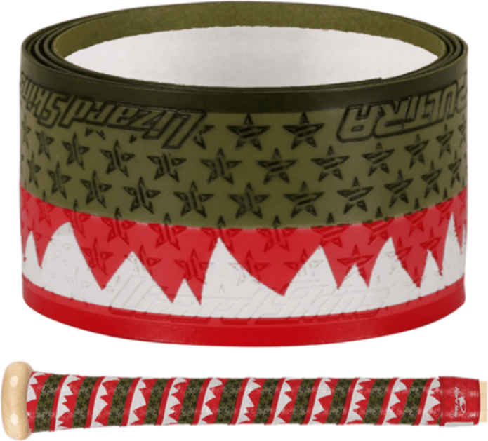 Lizard Skins Dsp Ultra Bat Grip - Warhawk Fury - Red Green / 1.1mm