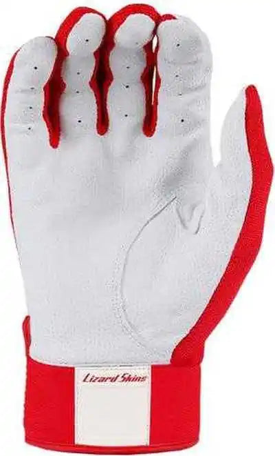 Lizard Skins Pro Knit V3 Adult Batting Gloves - Crimson Red