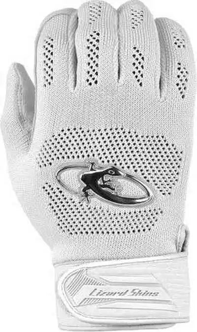 Lizard Skins Pro Knit V3 Adult Batting Gloves - Diamond White