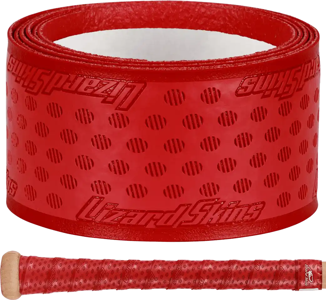 Lizard Skins Ultra Solid Bat Grip - Crimson Red