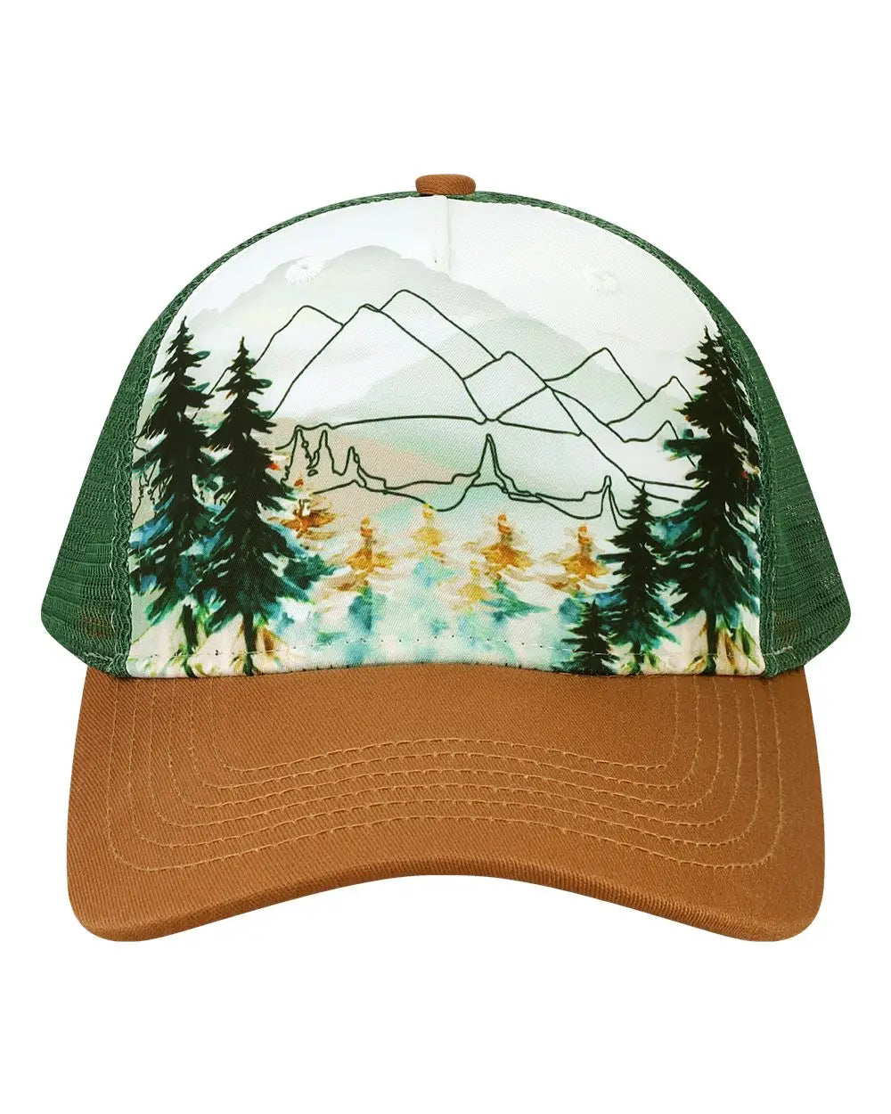 Locale 5ptkr Trucker Cap - Explorer Brown - one Size Fits Most