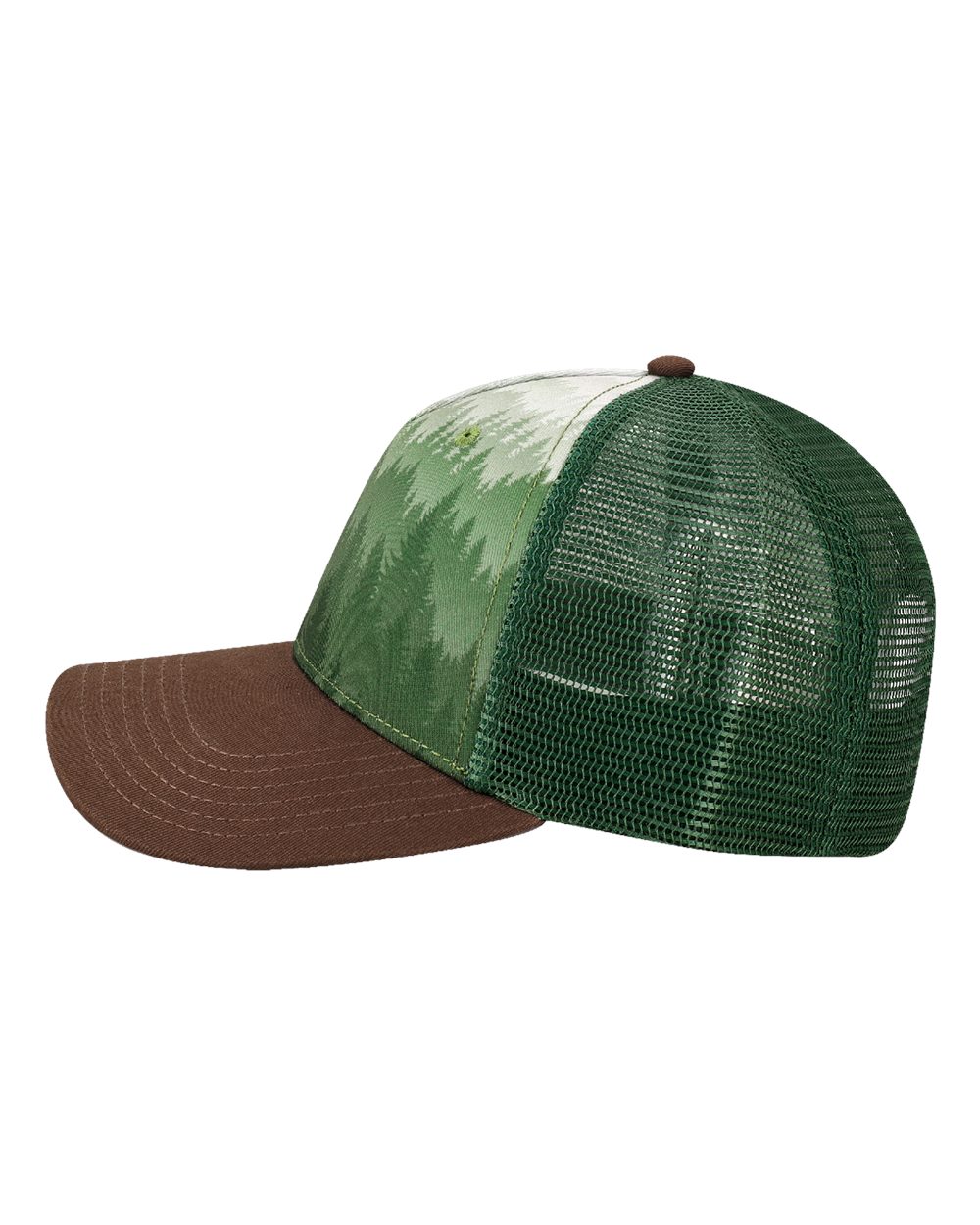 Locale 5ptkr Trucker Cap - Faded Forest Brown