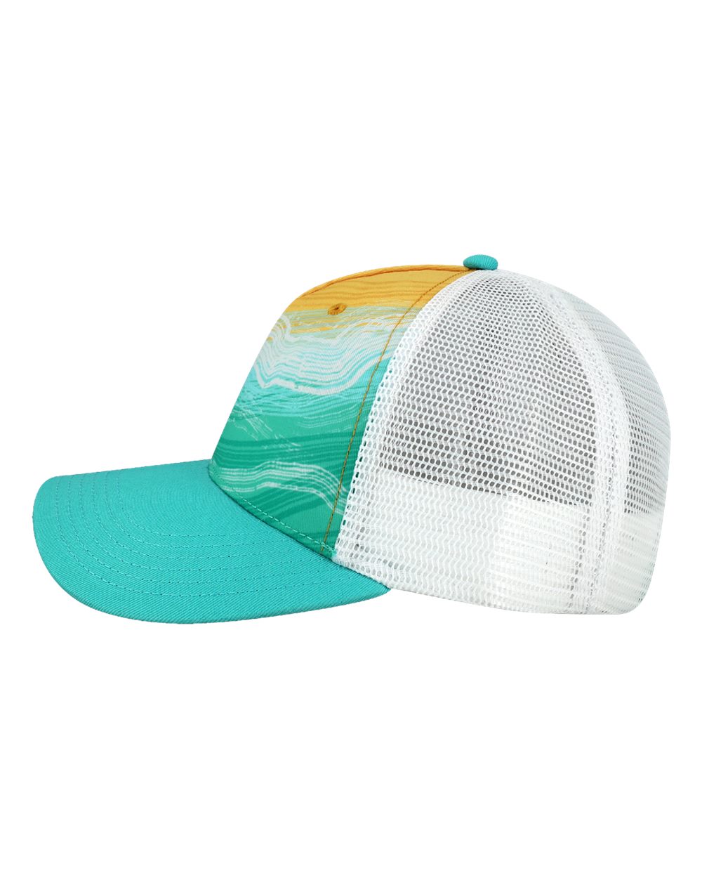 Locale 5ptkr Trucker Cap - High Tide Emerald Green