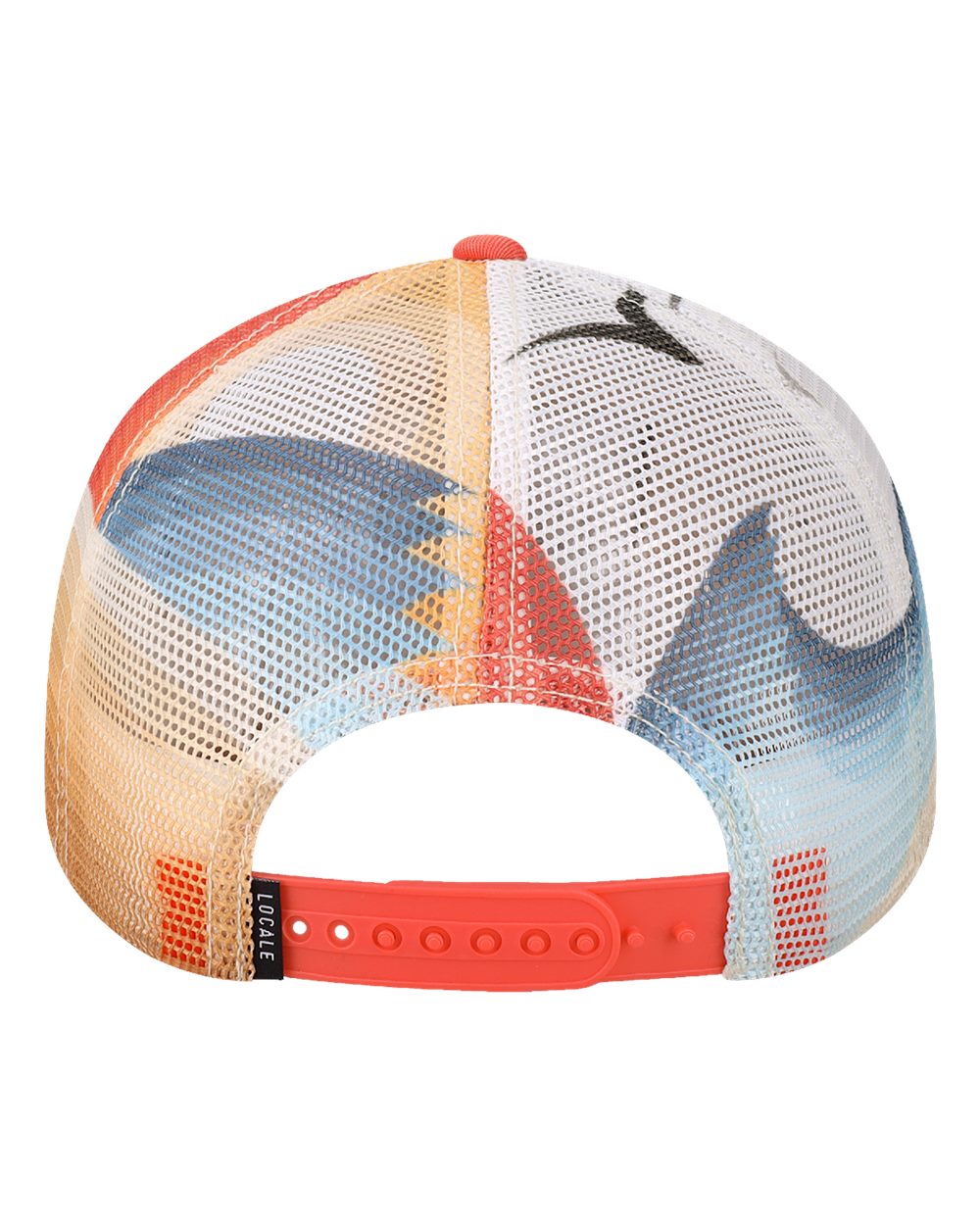 Locale 5ptkrs Plain Front Five-panel Trucker Cap - Natural Coral Coast