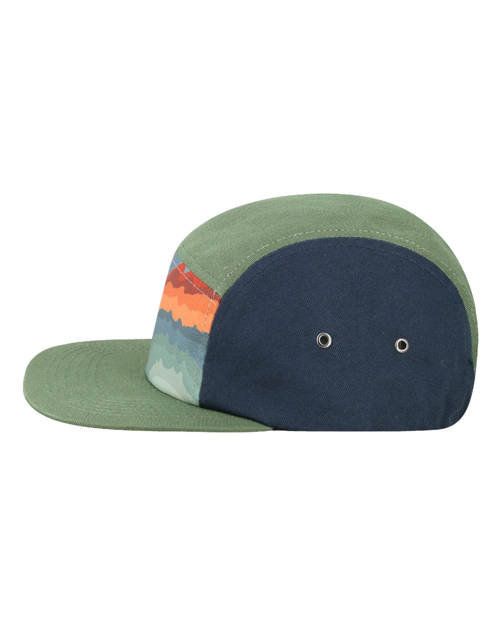 Locale Camper Five-panel Hat - Dark Topo