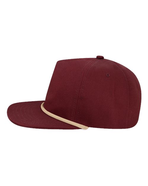 Locale Wilson Unstructured with Rope Cap - Burgundy Cream