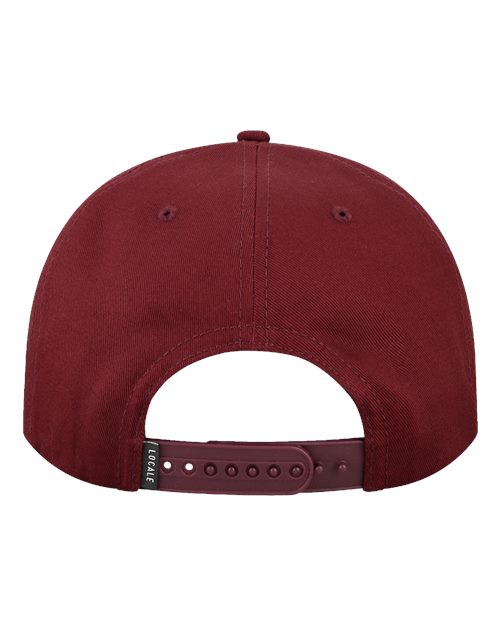 Locale Wilson Unstructured with Rope Cap - Burgundy Cream