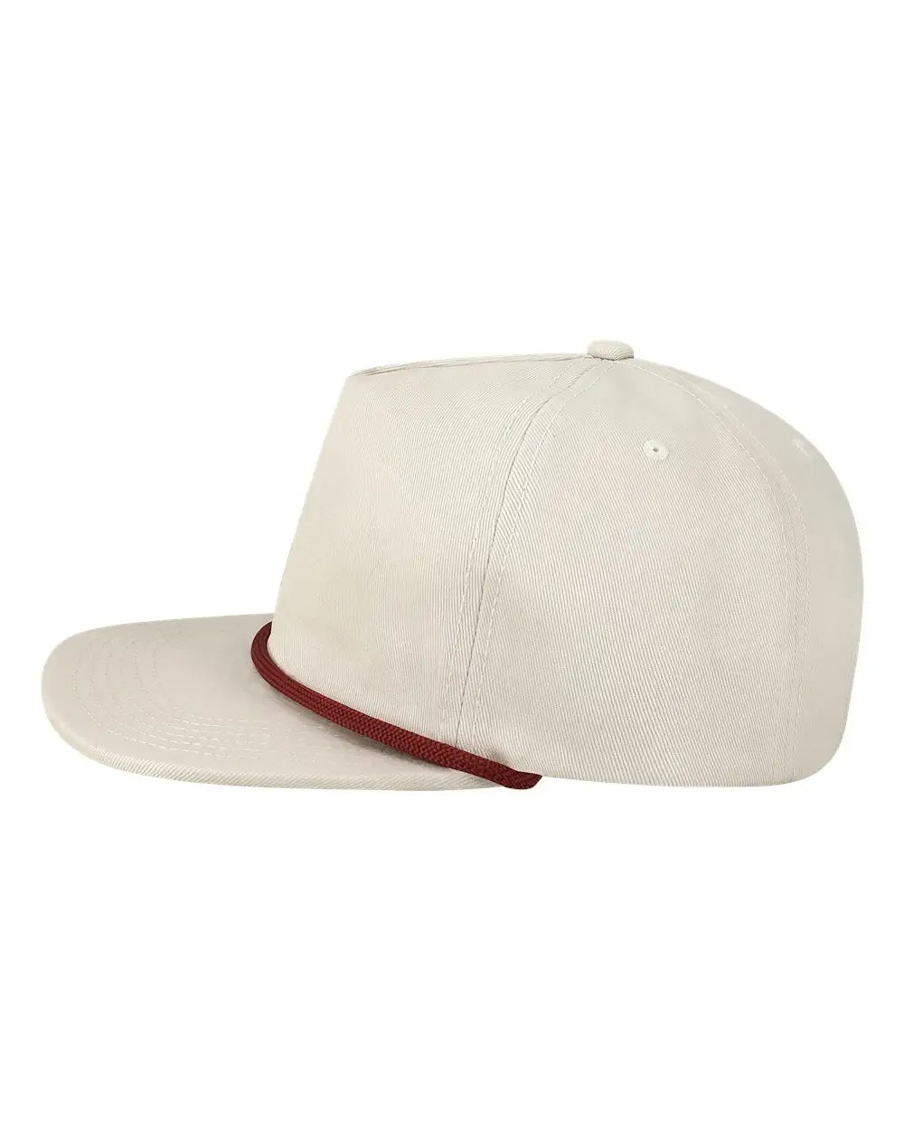 Locale Wilson Unstructured with Rope Cap - Cream - one Size Fits Most