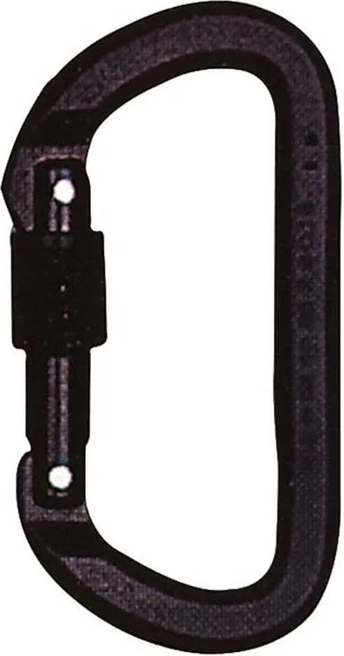 Locking d Carabiner - Silver