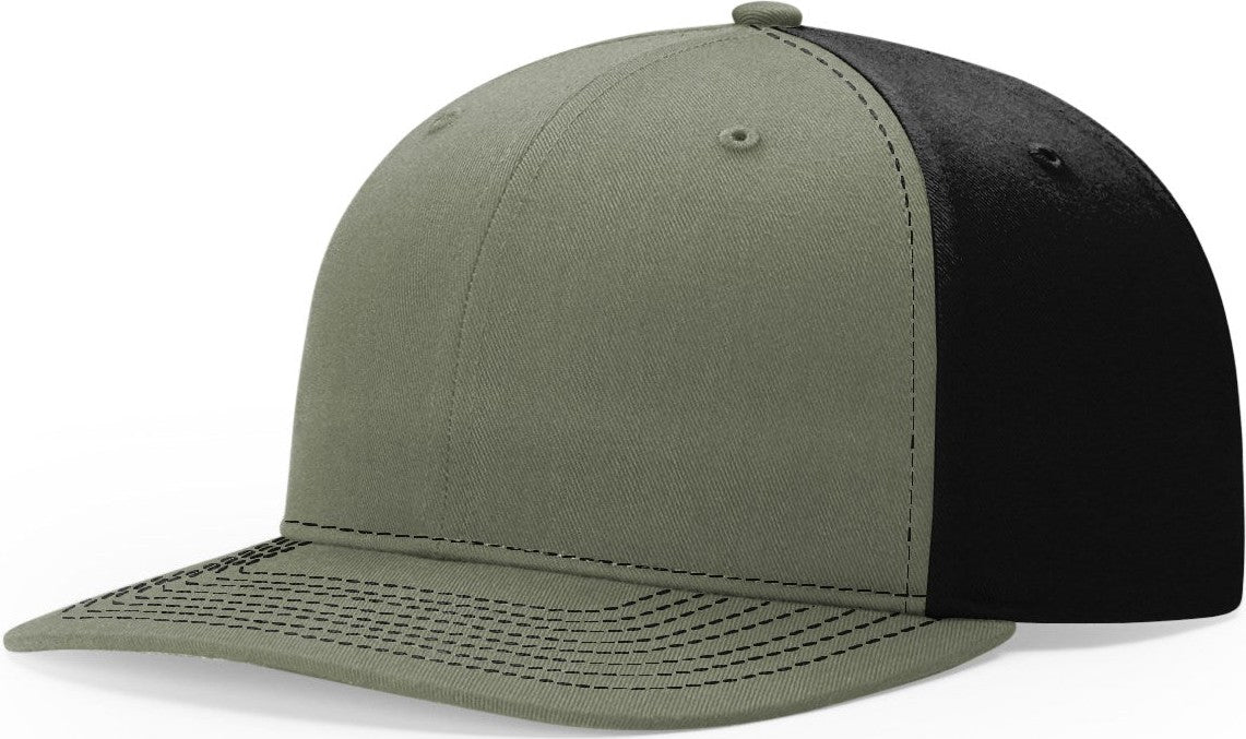 Loden/Black Solid Twill Trucker