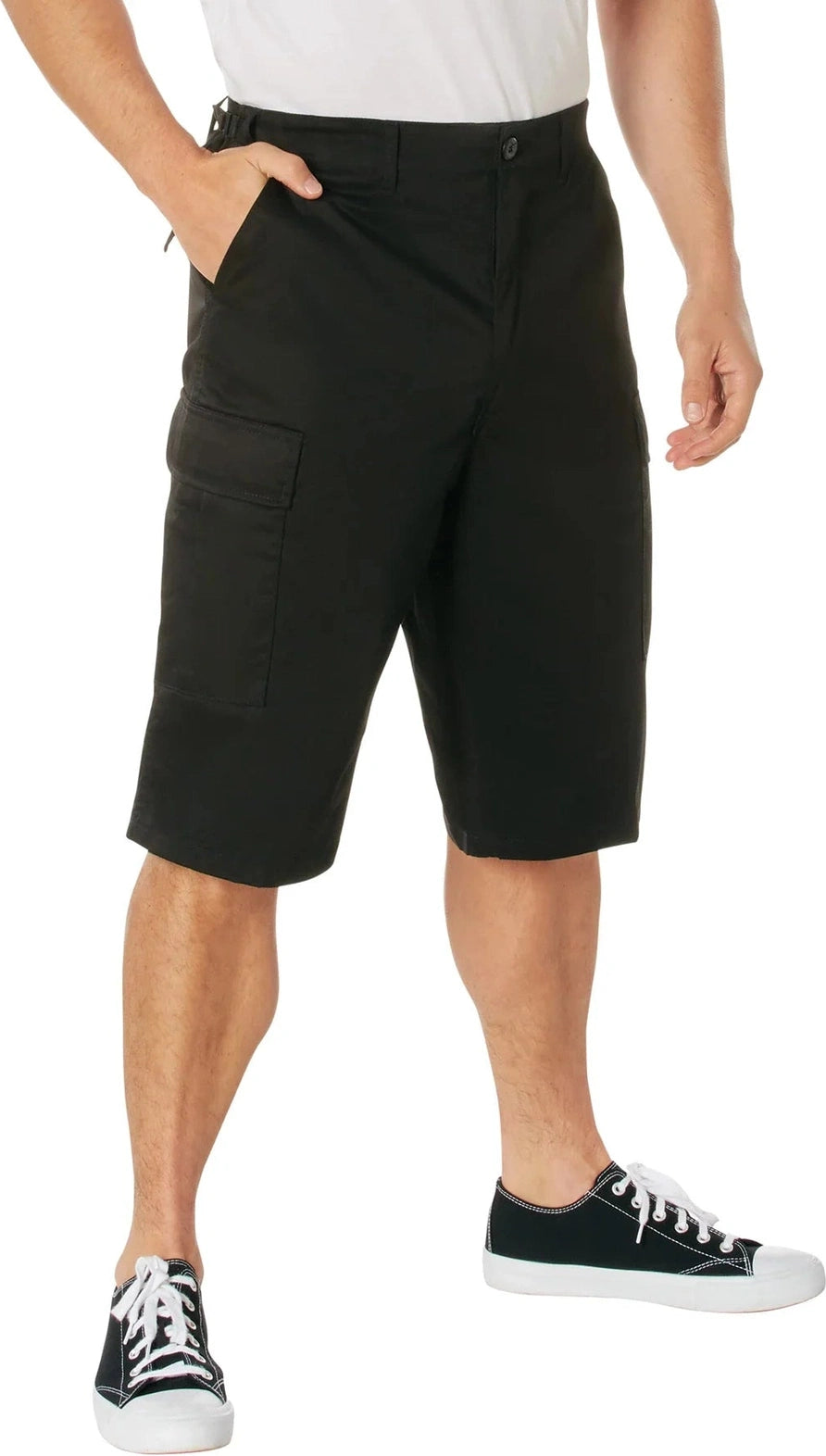 Long Length Bdu Shorts - Black / s