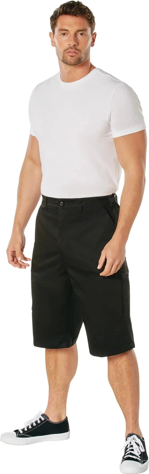 Long Length Bdu Shorts - Black / s