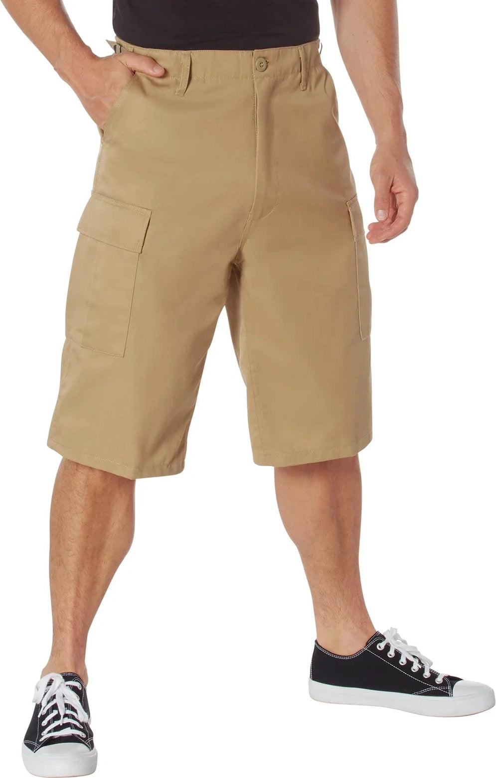 Long Length Bdu Shorts - Khaki / s