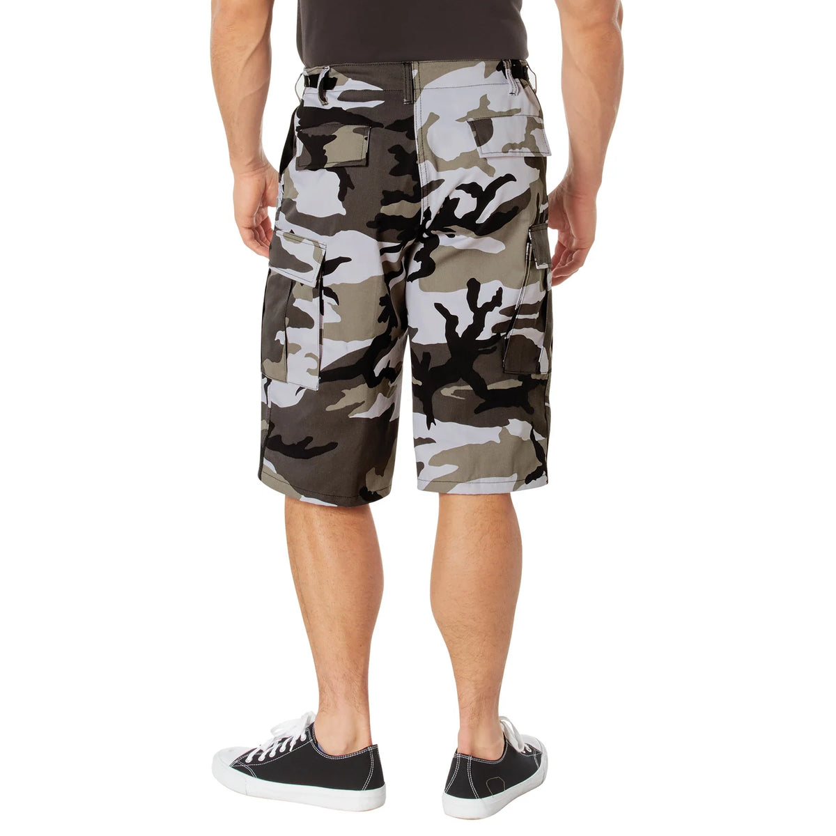 Long Length Camo Bdu Shorts