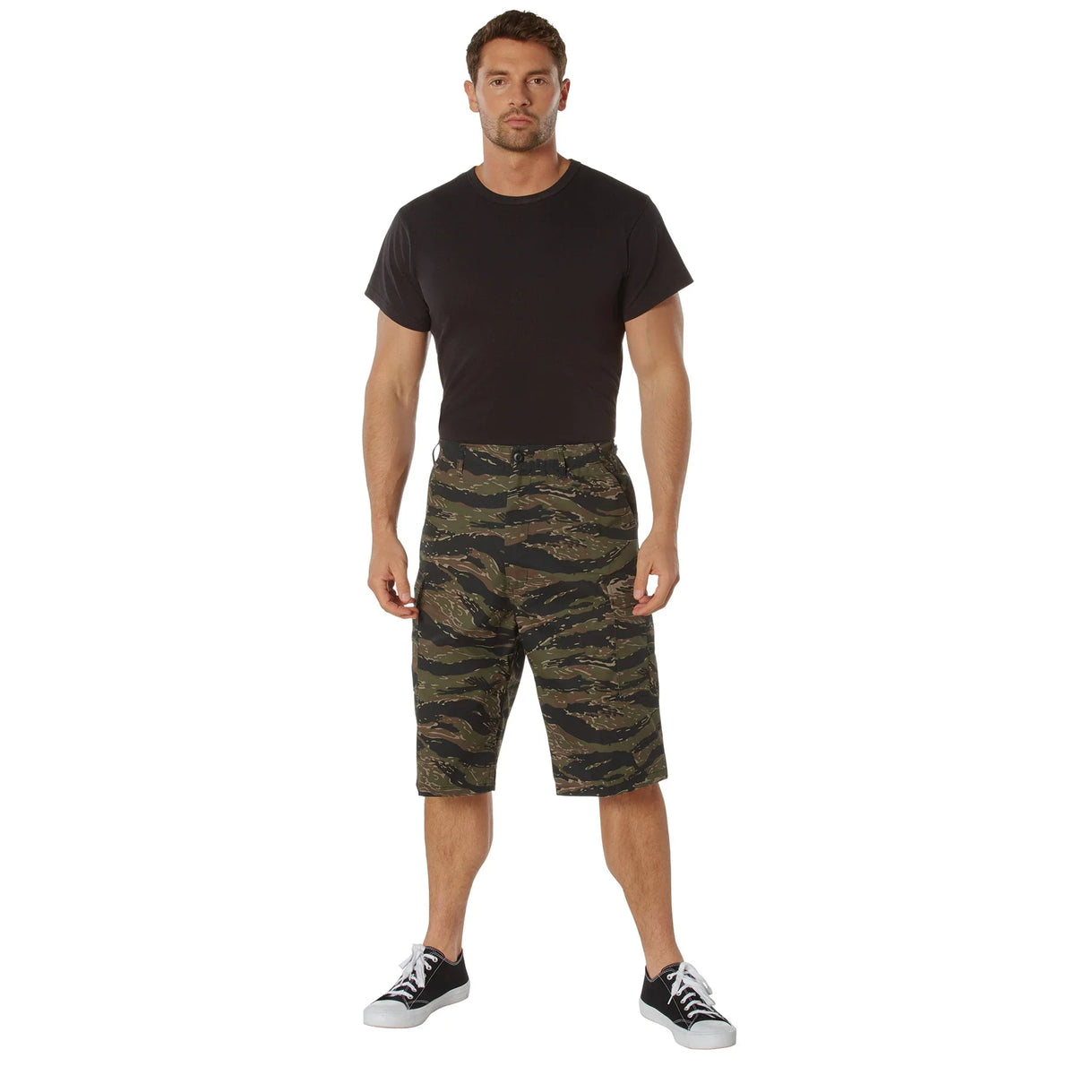 Long Length Camo Bdu Shorts
