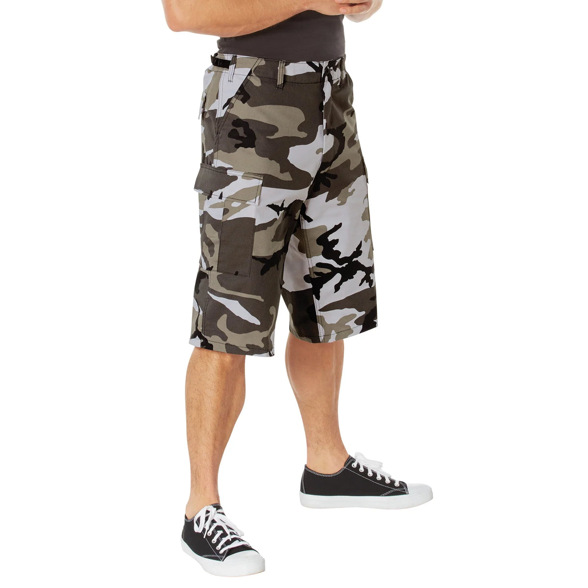 Long Length Camo Bdu Shorts
