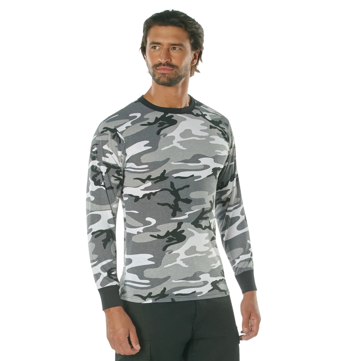 Long Sleeve Color Camo T-shirt - City / m