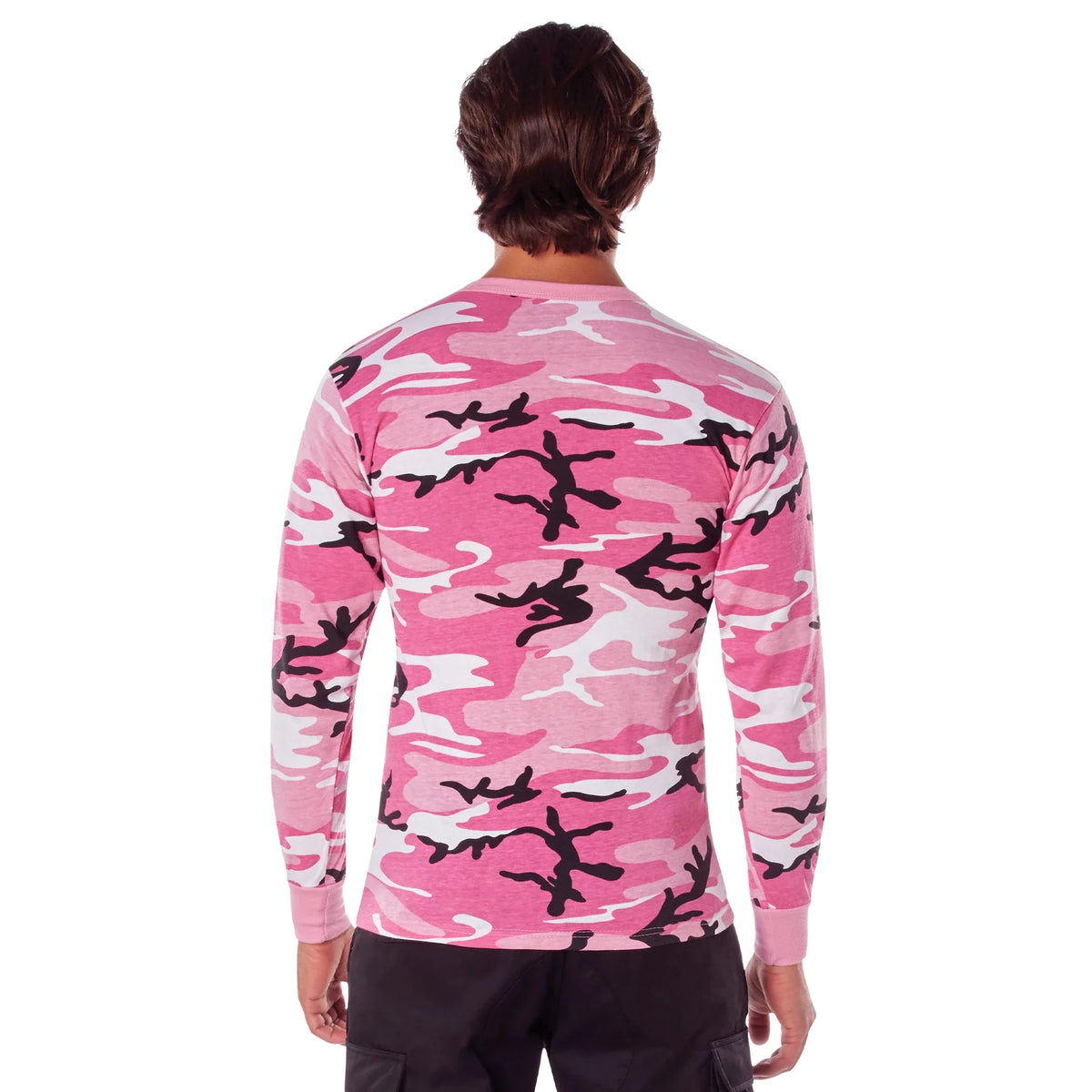 Long Sleeve Color Camo T-shirt