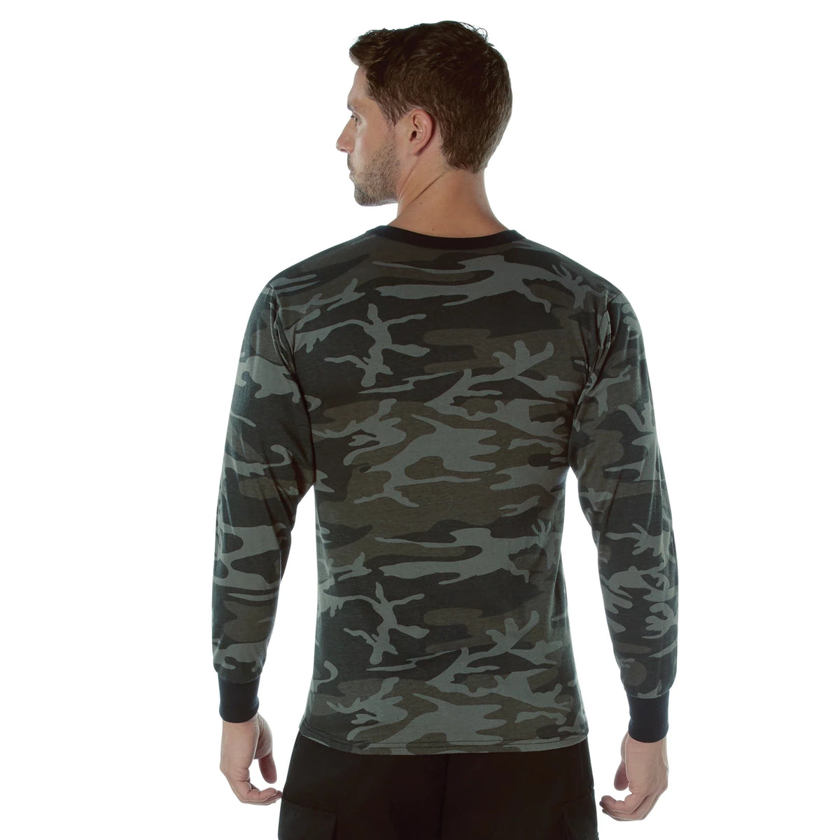 Long Sleeve Color Camo T-shirt