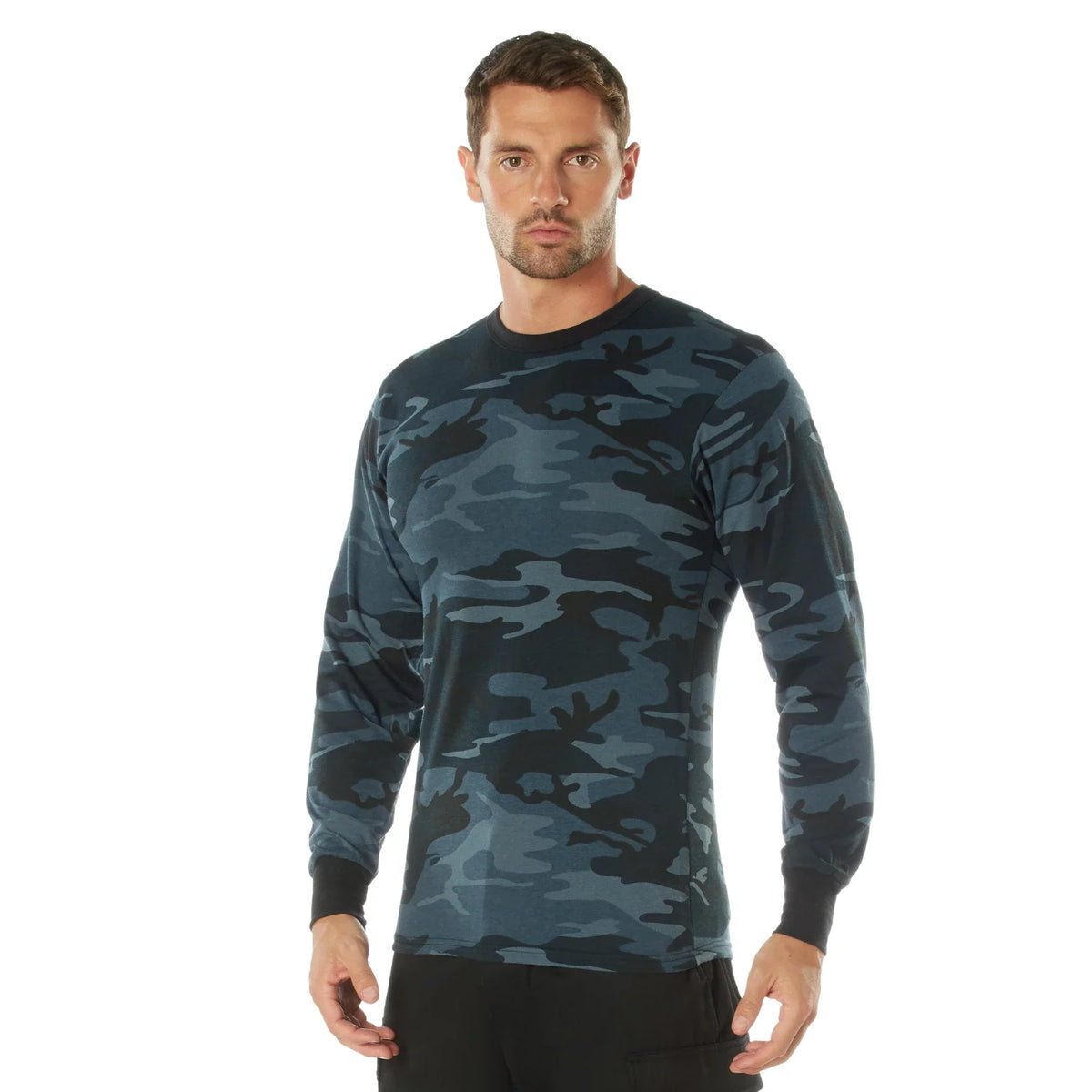 Long Sleeve Color Camo T-shirt
