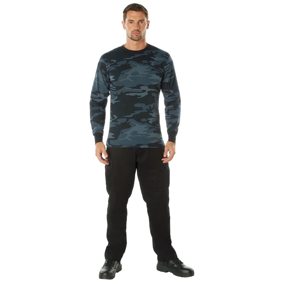Long Sleeve Color Camo T-shirt