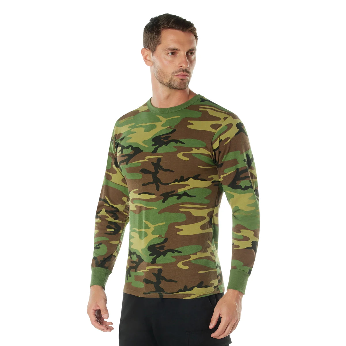 Long Sleeve Color Camo T-shirt