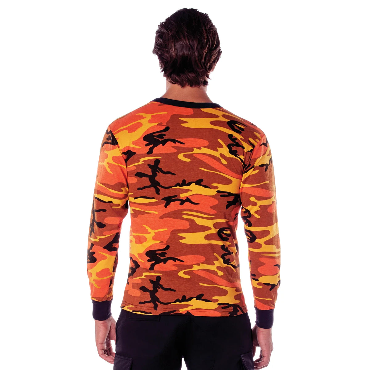 Long Sleeve Color Camo T-shirt