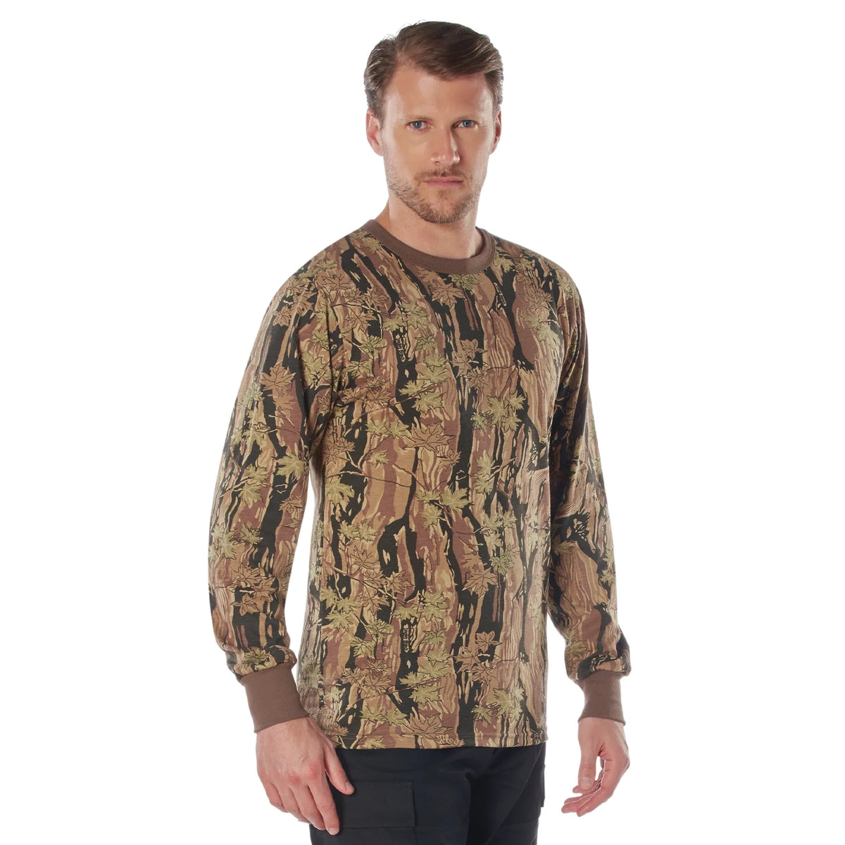 Long Sleeve Color Camo T-shirt