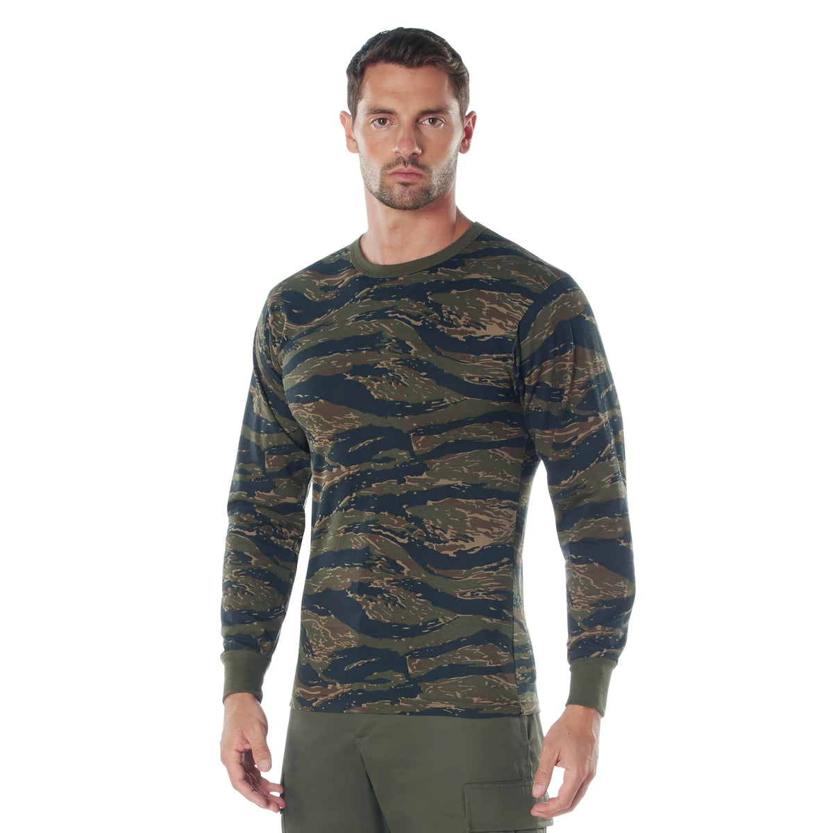 Long Sleeve Color Camo T-shirt