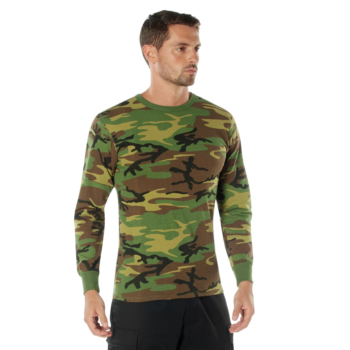 Long Sleeve Color Camo T-shirt