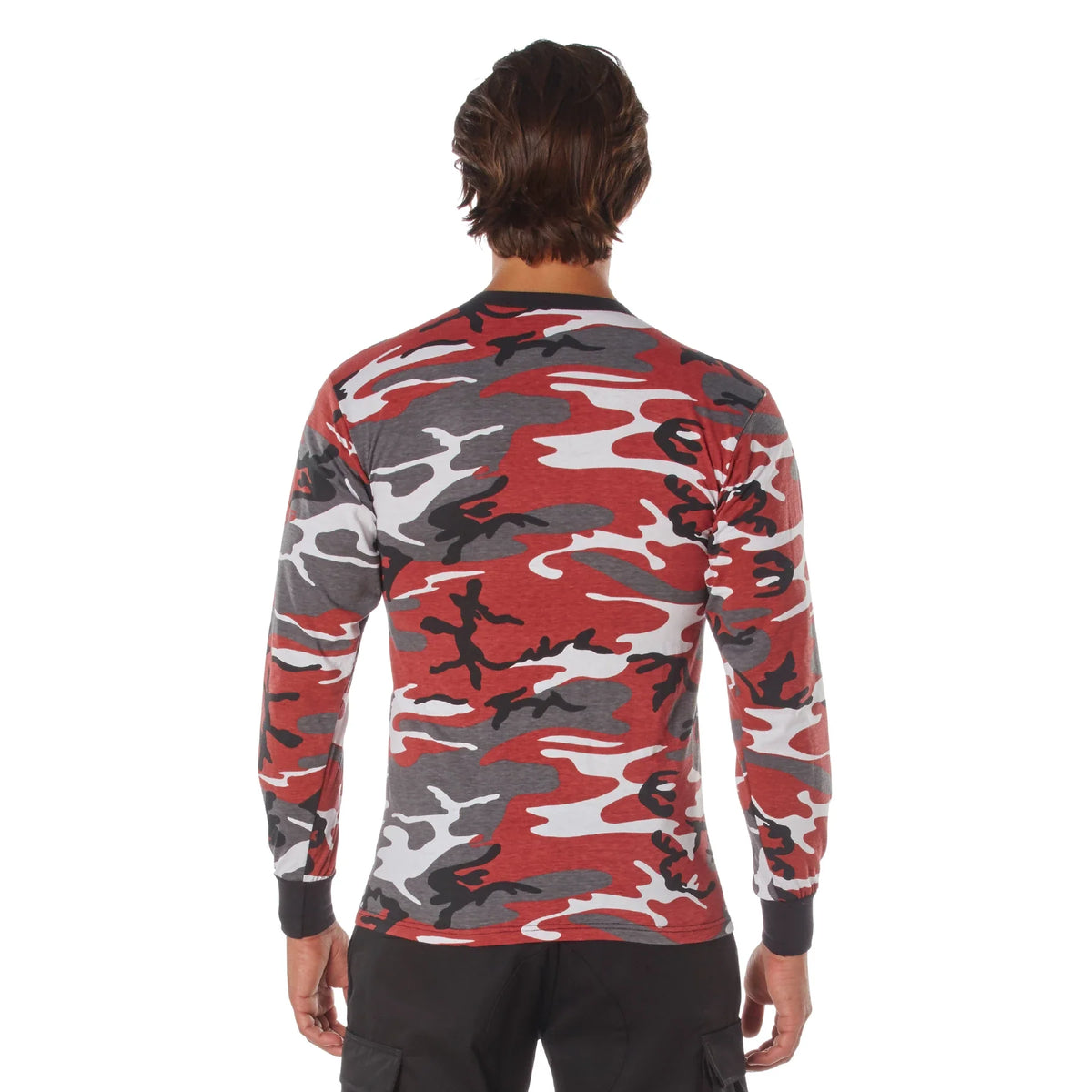 Long Sleeve Color Camo T-shirt