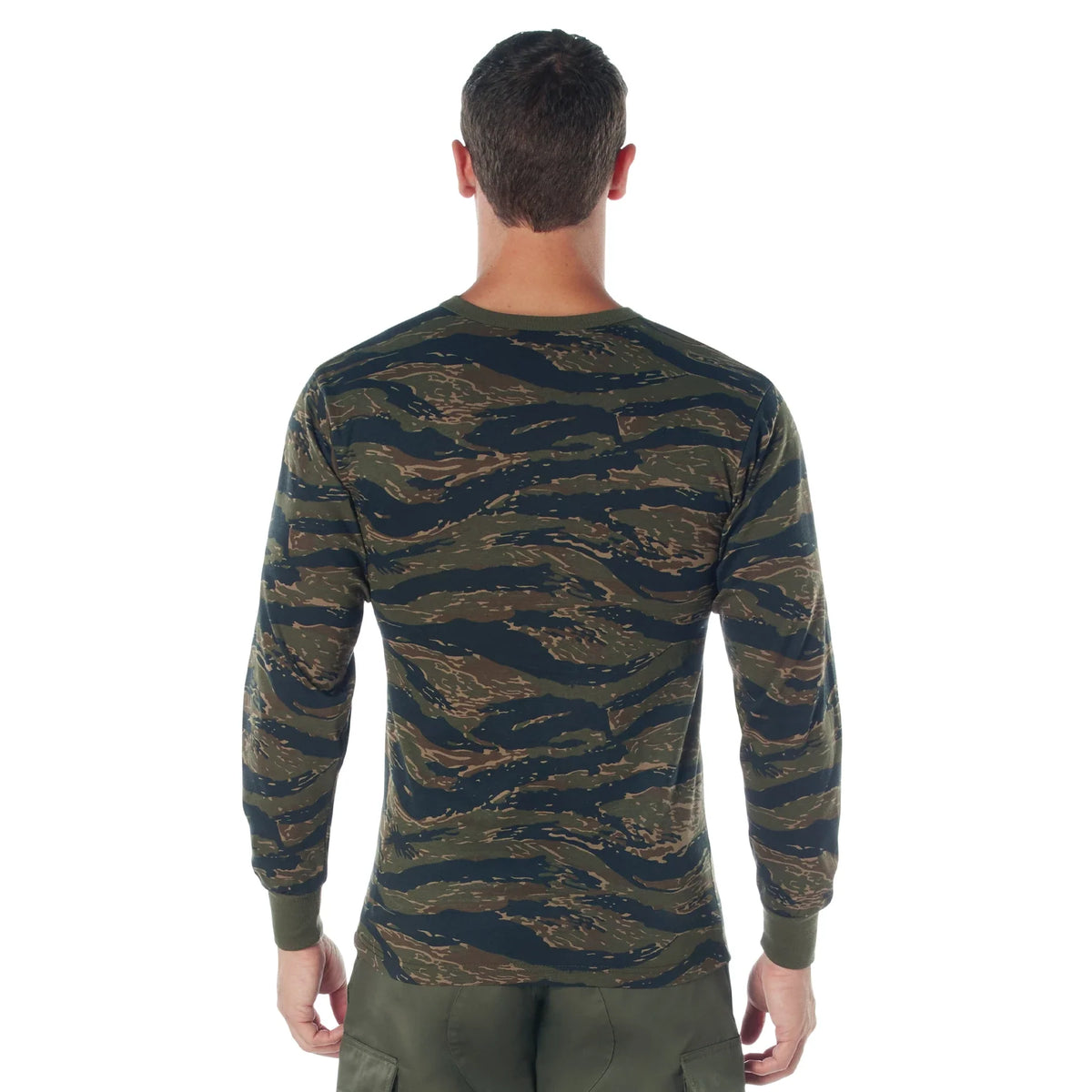 Long Sleeve Color Camo T-shirt