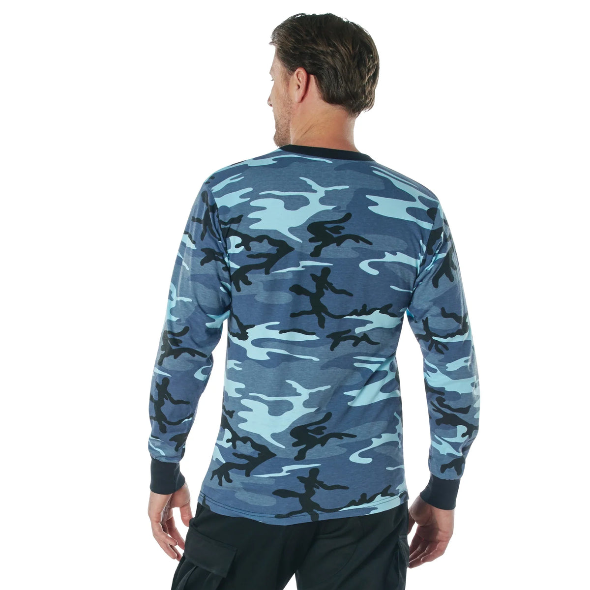 Long Sleeve Color Camo T-shirt