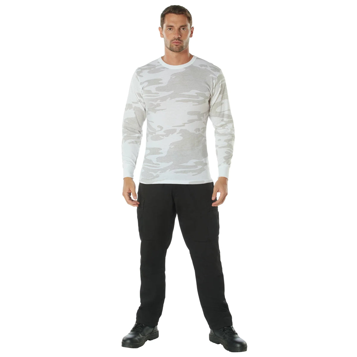 Long Sleeve Color Camo T-shirt