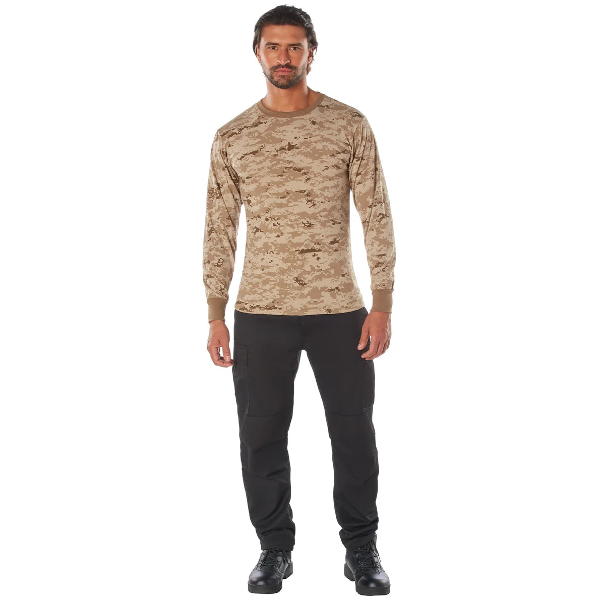 Long Sleeve Digital Camo T-shirt