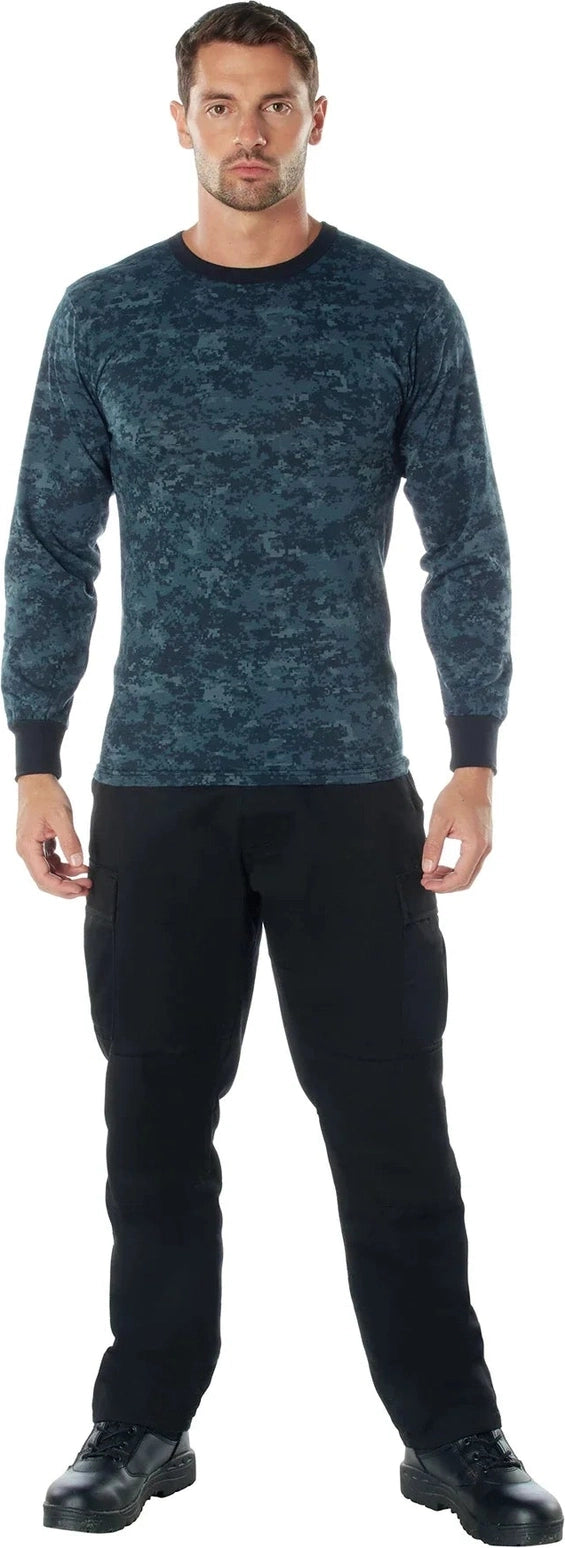 Long Sleeve Digital Camo T-shirt