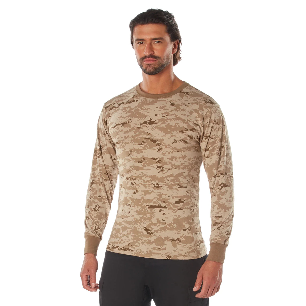 Long Sleeve Digital Camo T-shirt